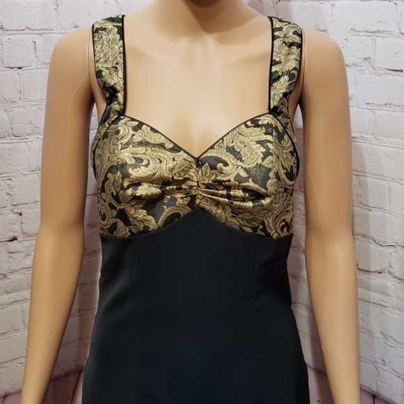 Black/gold party dress - Picture 2 of 8